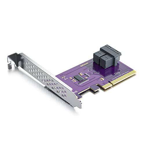 PCIe to SFF-8643 어댑터 U.2 SSD, X8, (2) SFF-8643. 지원 윈도우 10/ 2016/ 2019, REHL/ Cent0S 7/ 8, VMware ESXi 6/ 7, Ubuntu 리눅스 18/ 20/ 21, etc.