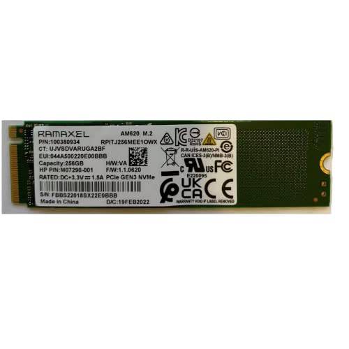 BTB Ramaxel SSD 256GB AM620 M.2, PCIe Gen3 x4 nVME, PRITJ256MEE1OWX, OEM