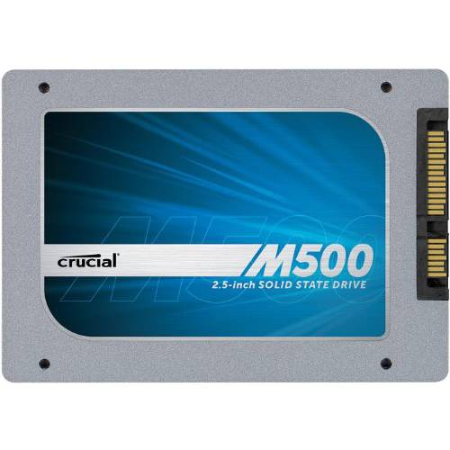(Old 모델) Crucial M500 240GB SATA 2.5” 7mm (with 9.5mm 어댑터) 내장 SSD - CT240M500SSD1