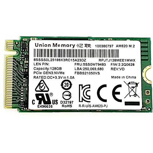 Oydisen Union 메모리 128GB M.2 PCI-e NVME 내장 SSD 42mm 2242 폼 팩터 M 키, OEM 패키지