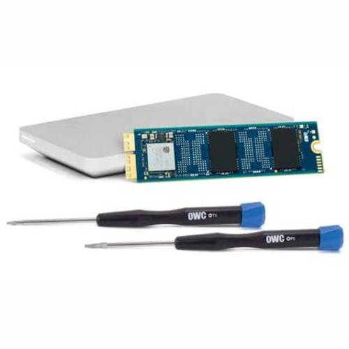 OWC 480GB Aura N2 NVMe SSD 업그레이드 키트 w/ 엔보이 프로 인클로저 호환가능한 맥북 프로 w/ 레티나 디스플레이 (Late 2013 - 미드 2015) and 맥북 에어 ( 미드 2013 - 미드 2017)