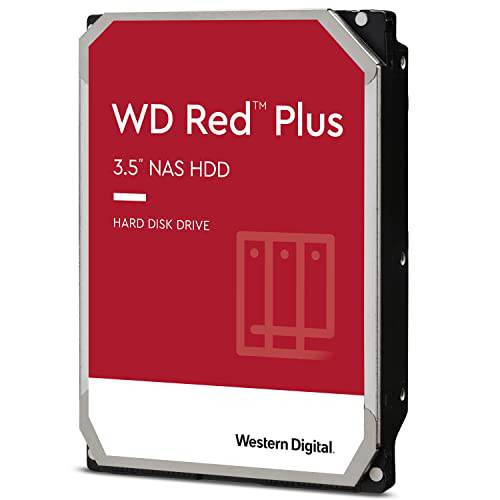 WD 레드 플러스 6TB NAS 3.5 내장 하드디스크 - 5400 RPM Class, SATA 6 GB/ S, CMR, 64MB Cache