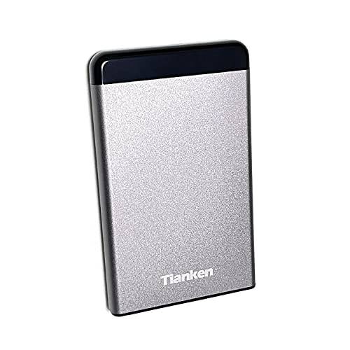 Tianken 250GB 울트라 슬림 휴대용 외장 하드디스크 HDD USB 3.0 PC, Mac, 노트북, PS4, 엑스박스 원 - 실버