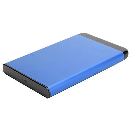 휴대용 8TB 외장 하드디스크 휴대용 HDD, 휴대용 USB3.0 플로피 드라이브 2.5 인치 SSD/ HDD SATA 디스크 Ultra-Thin 카드 리더, 리더기, 간편 to 설치, 윈도우 10/ 7/ Vista/ 8/ XP/ SE/ 98(Blue)