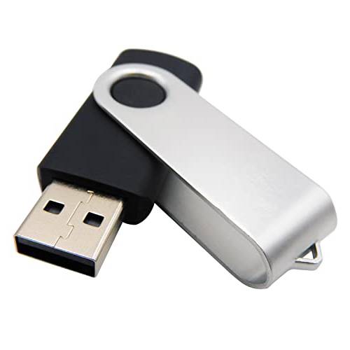 스위블 USB 플래시 드라이브 메모리 스틱,막대 썸 드라이브 펜 점프드라이브 U 디스크  학생&  학생 (1GB 블랙)