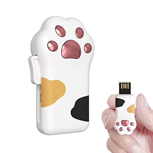 USB 플래시드라이브 128g 귀여운 플래시드라이브 고양이 Foot 액자 미니 썸 드라이브 USB 2.0 동물 메모리 스틱 128gb 카툰 펜 드라이브 Zip 드라이브 워터프루프, 방수 U 디스크