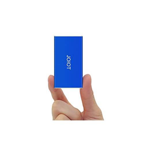 JOIOT 미니 휴대용 SSD 1TB 외장 SSD - up to 540MB/ S, USB 3.1 세대 2 Ultra-Slim 외장 SSD, 블루