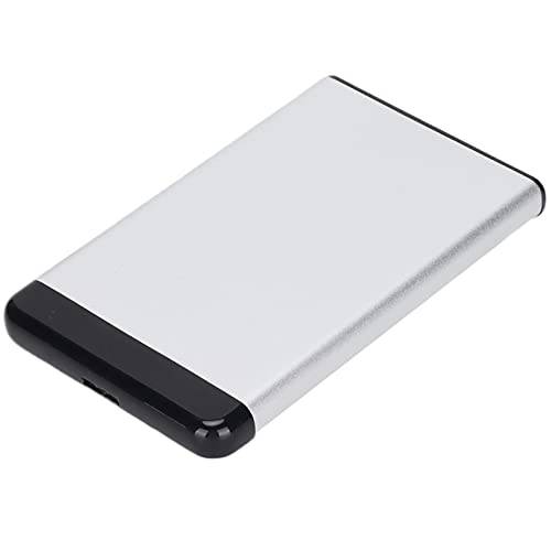 외장 하드디스크, 40GB/ 80GB/ 120GB/ 250GB/ 320GB/ 500GB/ 1TB/ 2TB 고속 데이터 전송 50-130M/ S 휴대용 울트라 슬림 HDD Mirco USB 3.0 포트 for 데스크탑, 노트북,  올인원 컴퓨터 (80GB-Silver)