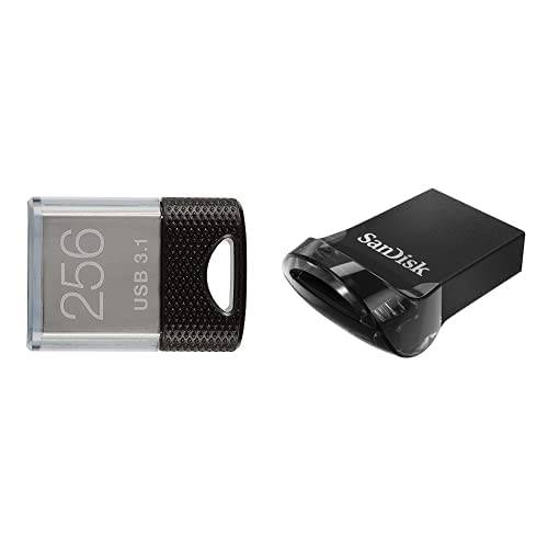 PNY 256GB Elite-X 호환 USB 3.1 플래시드라이브 - 200MB/ s& SanDisk 256GB 울트라 호환 USB 3.1 플래시드라이브 - SDCZ430-256G-G46