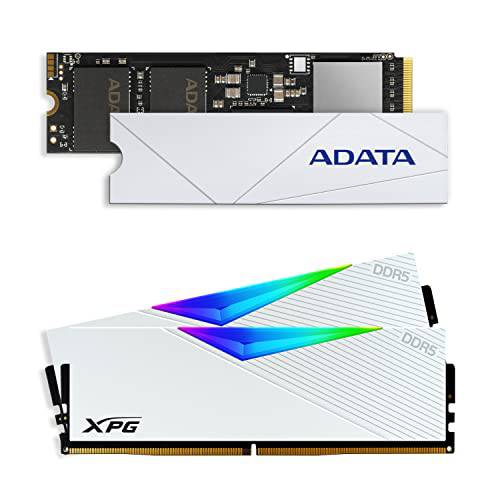 XPG 랜서 DDR5 RGB 6000MHz 32GB (2x16GB) 데스크탑 메모리 ADATA 2TB 프리미엄 SSD M.2 2280 PCIe Gen4 NVMe SSD 번들,묶음