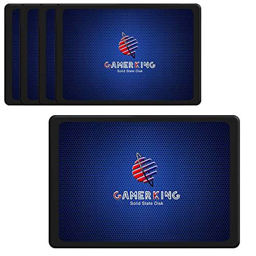 Gamerking SSD 2.5 SATA III 64GB 고성능 내장 SSD 데스크탑 노트북 5 유닛 패키지 팩 [64GB(5 팩), 2.5-SATA3]