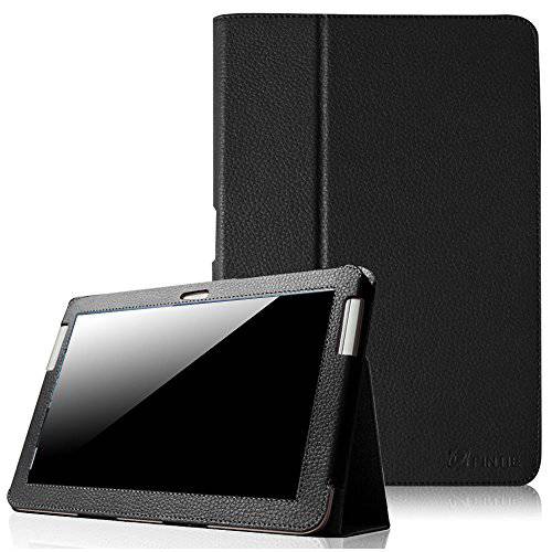 Fintie  슬림 호환 폴리오 케이스 커버 for 삼성 갤럭시 Tab 2 10.1 inch 태블릿, 태블릿PC - 블랙