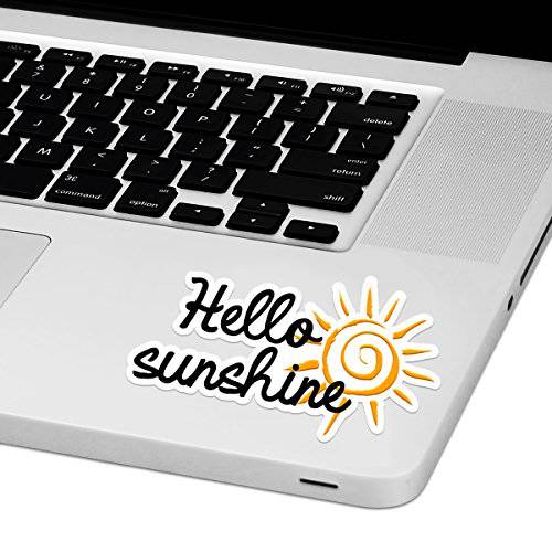 Hello Sunshine 노트북 트랙패드 스티커 2.5 Tall x 4 와이드