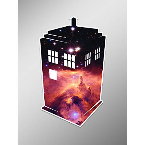 외부 스페이스 Tardis Doctor Who Vinyl 데칼,스티커 스티커 | 자동차 트럭 밴 벽 노트북 Cups | Printed | 5.25 인치 | KCD 937