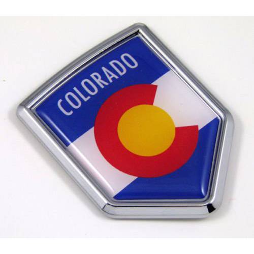 Colorado CO USA State 깃발 차량용 Chrome 엠블램 데칼,스티커 스티커 자전거 노트북 보트 3dd 스티커 Badge