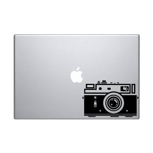 사진촬영용 3 - 빈티지 필름 조명 카메라 Silhouette - 5 inch 블랙 Vinyl 데칼,스티커 스티커 차량용 노트북