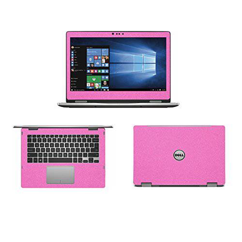 Sparkling 핑크 파이버 스킨 데칼,스티커 랩 스킨 케이스 for 델 inspiron 13 7000 series 7368 13.3 2 in 1 노트북
