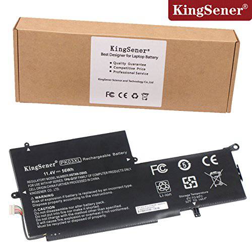 KingSener PK03XL 11.4V 56WH 배터리 for HP 스펙터 프로 X360 스펙터 13 PK03XL HSTNN-DB6S 6789116-005