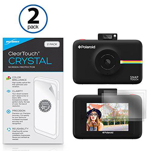 Polaroid Snap 터치 화면보호필름, 액정보호필름, BoxWave® [ClearTouch 크리스탈 (2-Pack)] HD 필름 스킨 - 보호 from 스크래치 for Polaroid Snap 터치