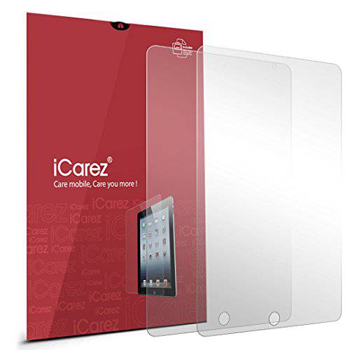 iCarez [Anti-Glare ] 매트, 무광 화면보호필름, 액정보호필름 for 애플 아이패드 미니 4/  아이패드 미니 5 2019 7.9-inch 쉬운사용 with 힌지 Installation [2-Pack Not 글래스]