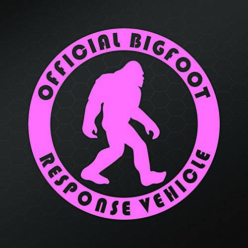 Bigfoot Response 차량 Vinyl 데칼,스티커 스티커 | 자동차 트럭 밴 벽 노트북 Cups | 핑크 | 5.5 인치 | KCD 906P