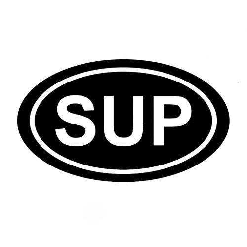SUP 스탠드 Up Paddling Vinyl 데칼,스티커 스티커 | 자동차 트럭 밴 벽 노트북 Cups | 블랙 | 5.5 인치 | KCD 954