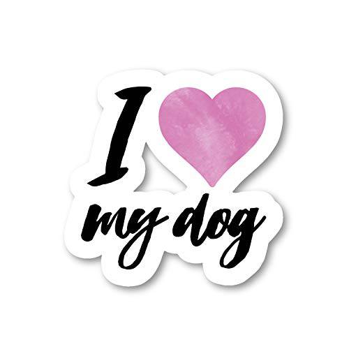 I Love Dogs 스티커 핑크 하트 스티커 - 노트북 스티커 - 2.5 Vinyl 데칼, 스티커 - 노트북, 폰, 태블릿, 태블릿PC Vinyl 데칼, 스티커 스티커 S4244