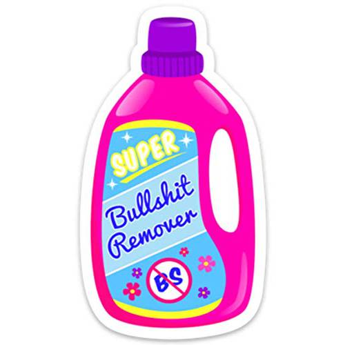 Funny Meme 스티커 데칼,스티커 BS 리무버 Detergent. 4 for 노트북 Waterbottle 핑크