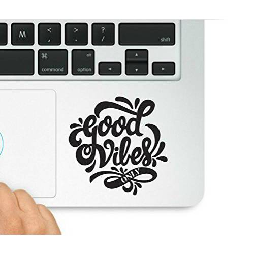 Good Vibes Only- Decal& Sticker Pros Motivational 벽면스티커,레터링,문구스티커 Printed on 클리어 Vinyl