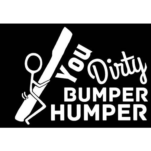 Keen You Dirty Bumper Humper Vinyl 데칼,스티커 Sticker|Cars 트럭 밴 벽 Laptops|White|5.5 in|KCD585