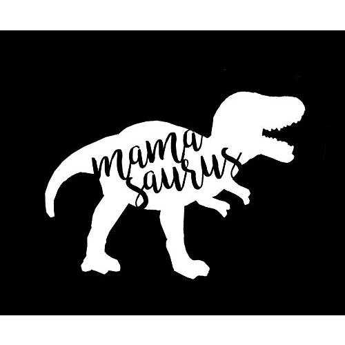 CCI Mamasaurus Funny T Rex 엄마 Life 데칼,스티커 Vinyl Sticker|Cars 트럭 밴 벽 노트북| 화이트 |5.5 x 4 in| CCI 1606