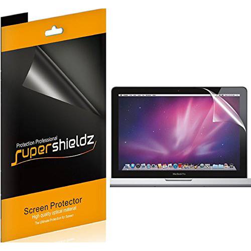(3 팩) Supershieldz for 애플 맥북 프로 13 inch with 레티나 디스플레이 (Late 2012 to 조기 2015, 모델 A1425, A1502) 화면보호필름, 액정보호필름, 하이 해상도 클리어 쉴드 (애완동물)