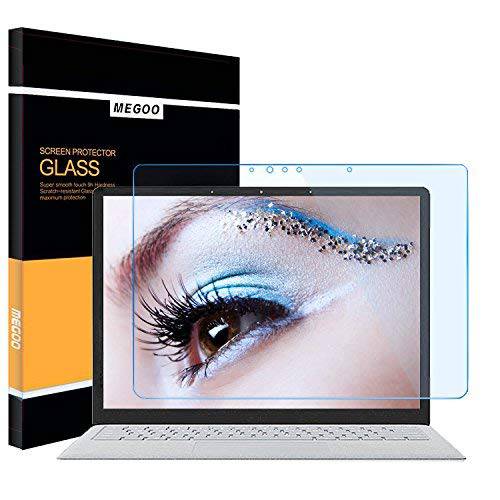 Megoo  서피스 노트북 3 13.5 inch 화면보호필름, 액정보호필름,  블루라이트 차단 강화 글래스/ 프로텍트 Eyesight/ No 기포 스크린 쉴드, Also for 마이크로소프트 서피스 노트북 2 (2017 출시)