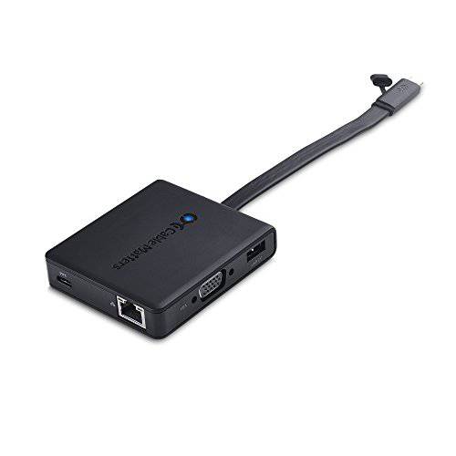 Cable Matters USB C 허브 with HDMI, DisplayPort,DP, VGA, USB 2.0, 고속 랜포트, 60W 충전 - 썬더볼트 3 Port 호환가능한 with 맥북 프로, 델 XPS, HP 스펙터 x360 and More