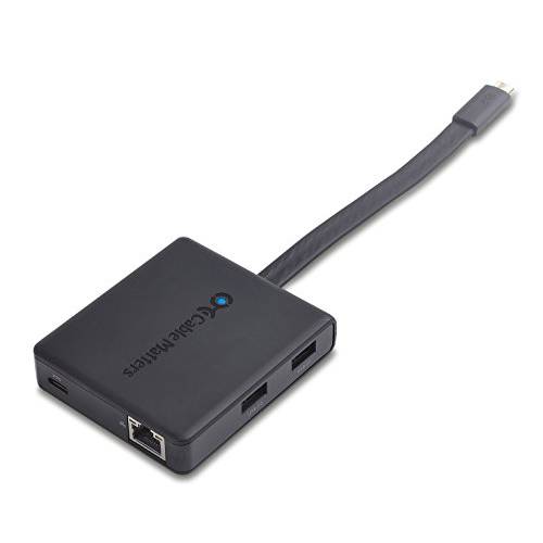 Cable Matters  듀얼 모니터 USB C 허브 (USB C 도크) with 듀얼 4K HDMI, 2X USB 2.0, 랜포트, and 60W 충전 - 썬더볼트 3 Port 호환가능한 with 윈도우