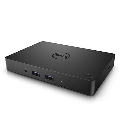 Dell WD15 모니터 도크 4K 180W 어댑터, USB-C, (450-AEUO, 7FJ4J, 4W2HW), 블랙, 듀얼 디스플레이