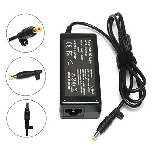 65W 18.5V 3.5A 어댑터 노트북 충전 for HP Pavilion DV1000 DV1200 DV2000 DV4000 DV5000 DV6000 DV6500 DV6700 DV8000 DV9000 DV9500 X1300HP COMPAQ 500 510 511 515 520 530 610 파워 Cord(4.8mm 1.7mm)