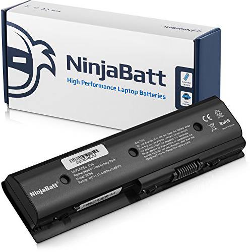 NinjaBatt  노트북 배터리 for HP MO06 699468-001 671731-001 672412-001 TPN-W106 HSTNN-LB3P HSTNN-LB3N HSTNN-YB3N HSTNN-UB3N TPN-W108 TPN-W109 671567-321  하이 퍼포먼스 [6 세포/ 4400 mAh/ 49 WH]
