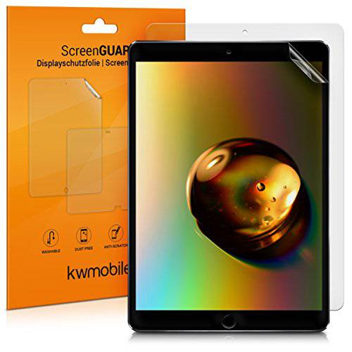 kwmobile 2X 스크린 보호 호환가능한 with 애플 아이패드 프로 10, 5 - Anti-Scratch, Anti-Fingerprint 매트,무광 태블릿, 태블릿PC 디스플레이 필름