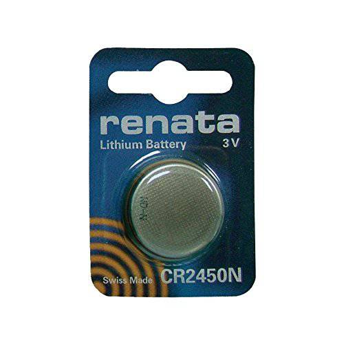 CR2450N Renata  싱글 Cell, 3 볼트 리튬 Manganese 다이옥사이드,다이옥시드 배터리. COMP-33N