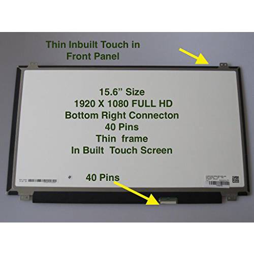 새로운 15.6 LED LCD 터치스크린 for 델 KWH3G 0KWH3G 노트북 LP156WF7 (SP)(A1)