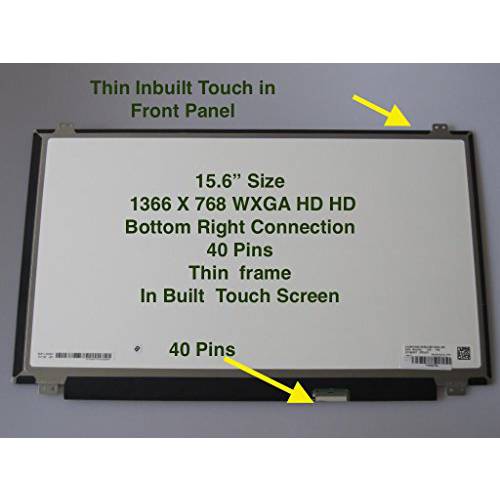 B156XTK01.0 For 델 Inspiron 15 3558 5558 JJ45K 새로운 교체용 LCD 스크린 for 노트북 LED HD 글로시