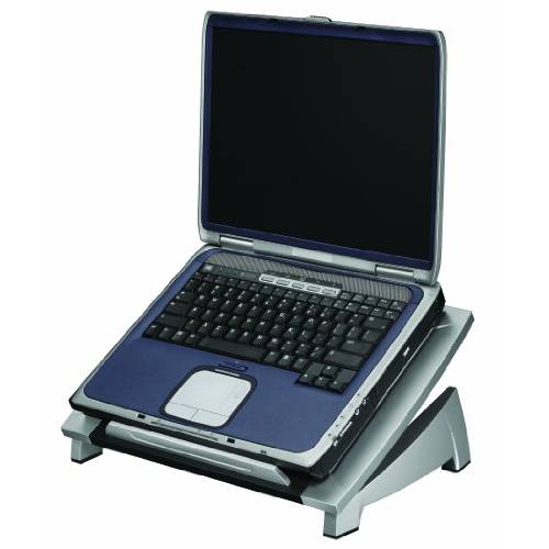 Fellowes  사무실, 오피스 Suites 노트북 Riser (8032001), 블랙/ 실버, 미디엄