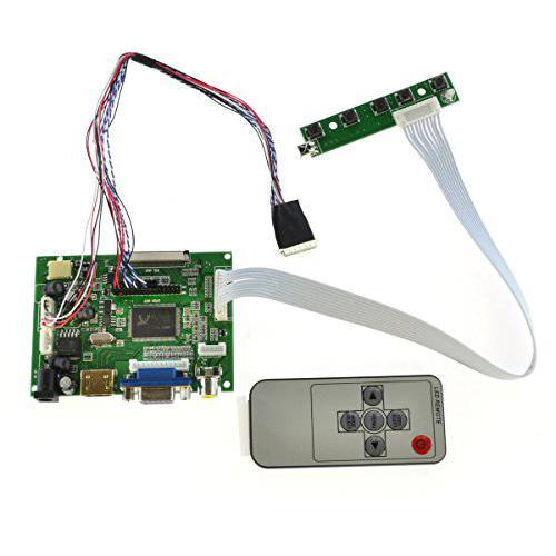 DIY HDMI VGA 2AV 후진 LCD 드라이버 Board for LED Panel 40 Pins N156BGE-L21 NT156WHM-N50 LP156WH4-TLN1 LP156WH4-TLN2 LTN156AT23-W01 LP156WH4-TLA1 LP156WH2-TLA 1366×768 LCD Panel
