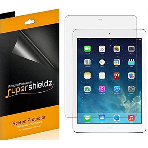 (4 팩) Supershieldz for 애플 아이패드 에어 2 화면보호필름, 액정보호필름, 하이 해상도 클리어 쉴드 (애완동물)