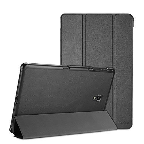 ProCase  갤럭시 Tab A 10.5 케이스 T590 T595 T597 2018 출시, 슬림 라이트 스탠드 하드 쉘 커버 Protective 케이스 for 갤럭시 Tab A 10.5-Inch 태블릿, 태블릿PC SM-T590/ T595/ T597 -블랙