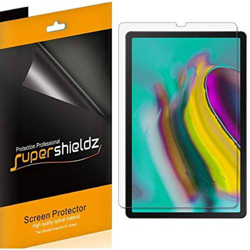 Supershieldz (3 팩) for 삼성 갤럭시 Tab S5e (10.5 Inch) 화면보호필름, 액정보호필름, 하이 해상도 클리어 쉴드 (애완동물)