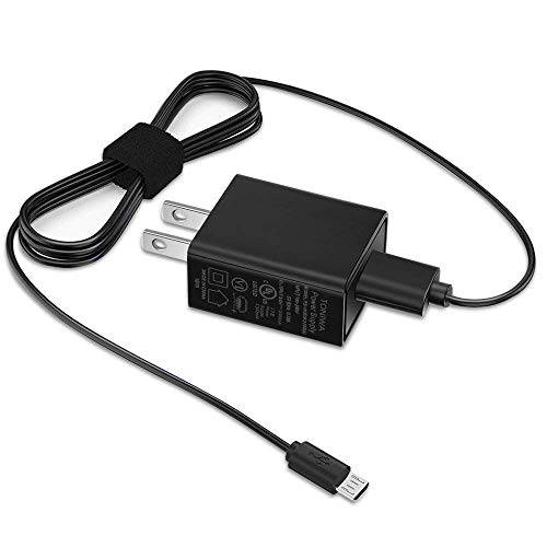 USB Micro 벽면 충전 호환가능한 삼성 갤럭시 노트, Tab a, E, S2, 3, 4, 7.0 8.0 9.6 9.7 10.1, SM-T280/ 350/ 580/ 113/ 377/ 560/ 713/ 813/ 530 태블릿, 태블릿PC with 5FT 충전 케이블 케이블 [UL Listed]