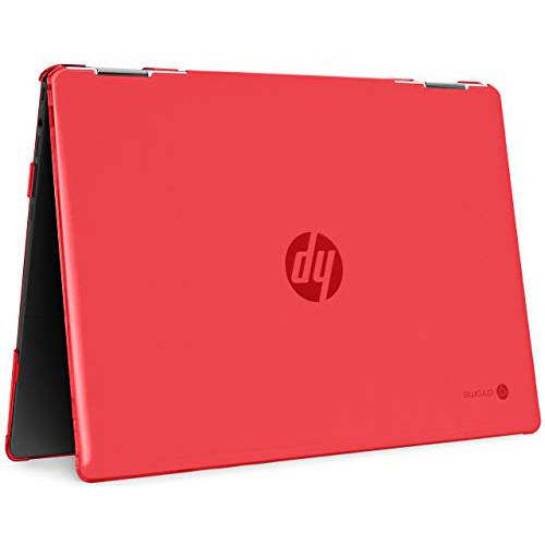 mCover  하드 쉘 케이스 for 14 HP Chromebook X360 14-DA0000 Series 노트북 (Not 호환가능한 with Other HP Chromebook&  윈도우 노트북) (레드)