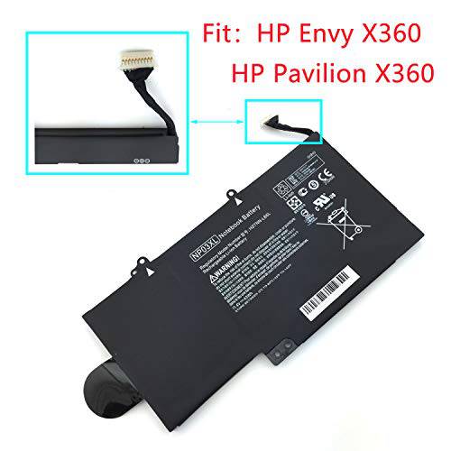 43Wh 11.4V NP03XL 노트북 배터리 for HP Envy X360 15-U011DX 15-U010DX 15-U111DX 15-U110DX 15-U337CL, Pavilion NP03XL X360 13-A010DX 13-A110DX 761230-005 760944-421 13-A013CL, P/ N:TPN-Q146 TPN-Q147